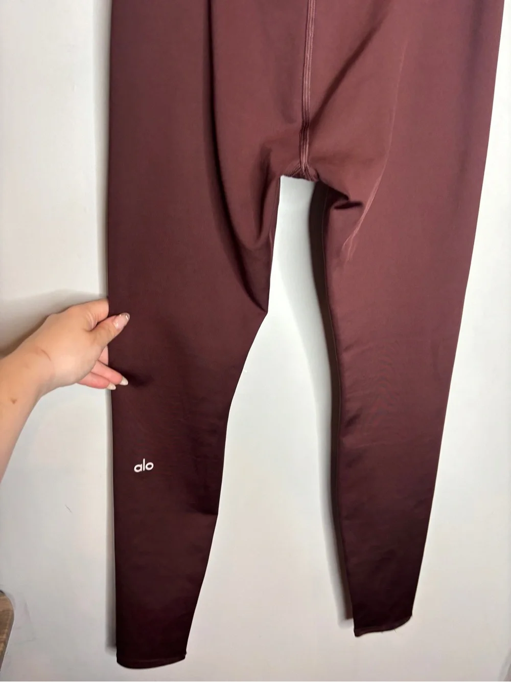 Alo Yoga High-Waist Airlift Leggings Size S Brownstone